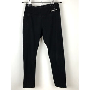 Justice Girls Size 10 Fleece Lined Leggings Black